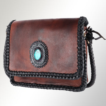 American Darling Cross Body Hair on Genuine Leather Western Women Bag | Handbag Purse Crossbody for Cute